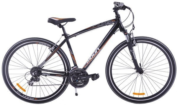 Moun Flyer Pro 17" amt czarno-pomar. rower (Alivio)