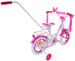 Rower dziecięcy 12 Lilly Fuzlu white/pink