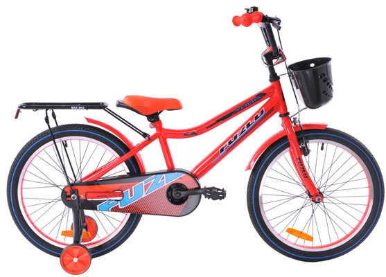 Rower dziecięcy 20 Fuzlu Thor czerwono-czarny