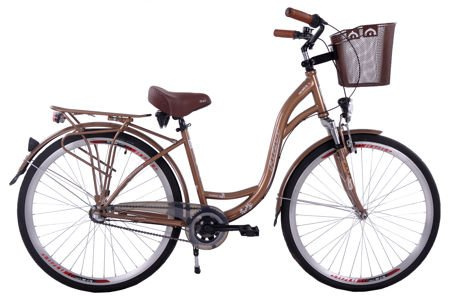 Rower Fuzlu Nevada 3S 28 AMT Złoty