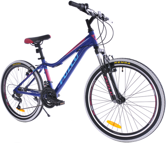 Rower górski 24 Fuzlu Team 24 alu. (14,5") ciemnoniebieski/malinowy/biały