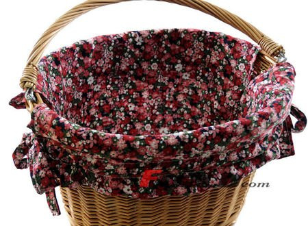 Ozdobna wkładka do kosza drobne kwiaty