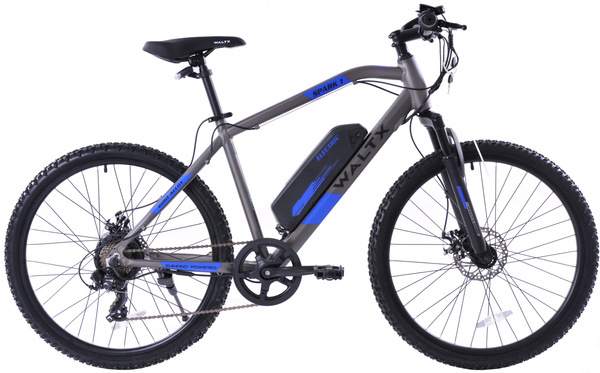 Rower elektryczny WALTX Spark 1 26 MTB unisex szaro-niebieski