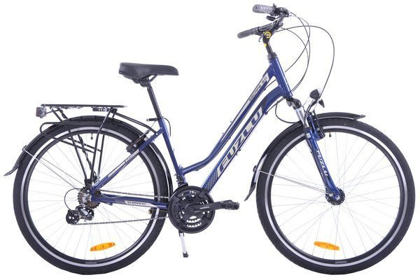 Rower Trekkingowy 28 Fuzlu Escape 3.0 damski niebieski