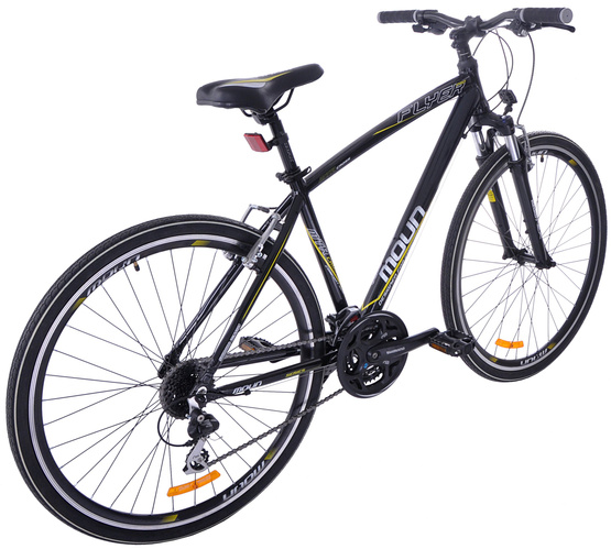 Moun Flyer Pro 17" amt czarno-żółty rower (Alivio)