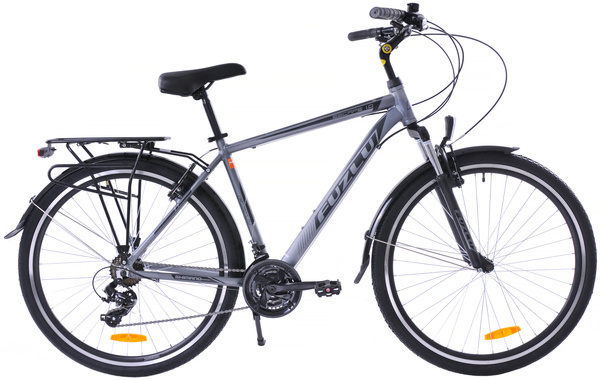 Rower trekkingowy 28 Fuzlu Escape 1.0 Men (20") grafit/czarny/czarny mat