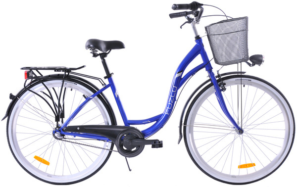 Rower miejski 28 Fuzlu Nevada S3 granatowy