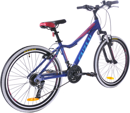Rower górski 24 Fuzlu Team 24 alu. (14,5") ciemnoniebieski/malinowy/biały