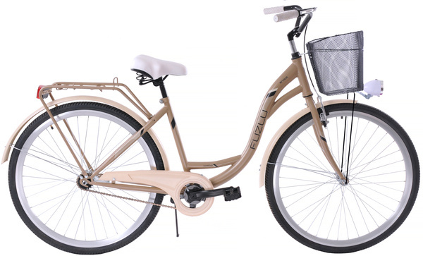 Rower Fuzlu Nevada 28 S1 złoto - kremowy mat (M4S3)