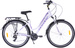 Rower trekkingowy 28 Fuzlu Escape 1.0 Lady (18") biały/fiolet/fiolet mat 